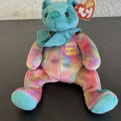 TY Beanie Baby Birthday Bear December