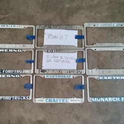 Ford License Plate Frames Only