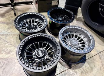 ON-SALE METAL FX DELTA2 15x7 & 15x10 4x137 4x156 Beadlock Wheels & 33” TENSOR SS SAND TIRES For 4 Lug UTV SXS (We Finance)