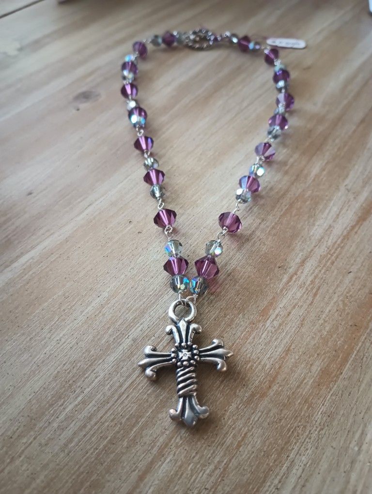 Silver 925 Cross Necklace