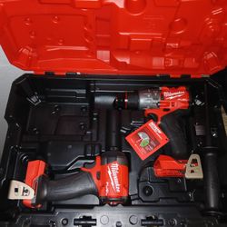 Milwaukee M18 Fuel Hammer Drill And Impact 