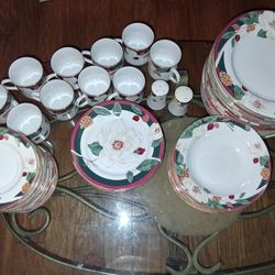 Fairfield Magnolia Fine China,57 Pieces $198 .