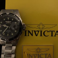 Mens invicta Luxury Calendar Luminous Diving Watch