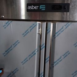 Albert Two Door Stainless Steel Freezer