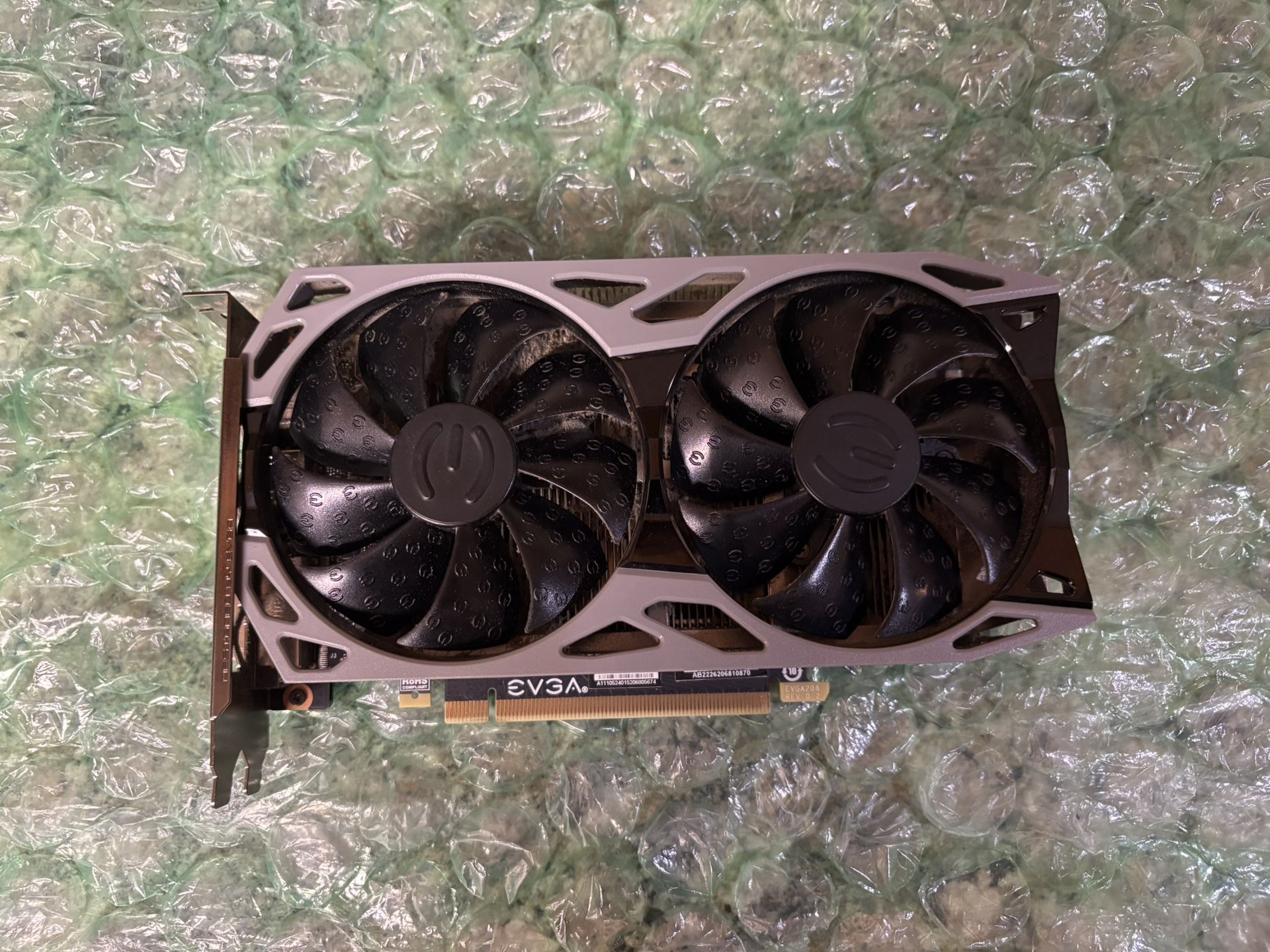 EVGA GeForce RTX 2060 KO Ultra Gaming, 8GB GDDR6, Dual Fans, Metal Backplate