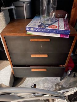 3-Drawer Dresser with Wood Frame