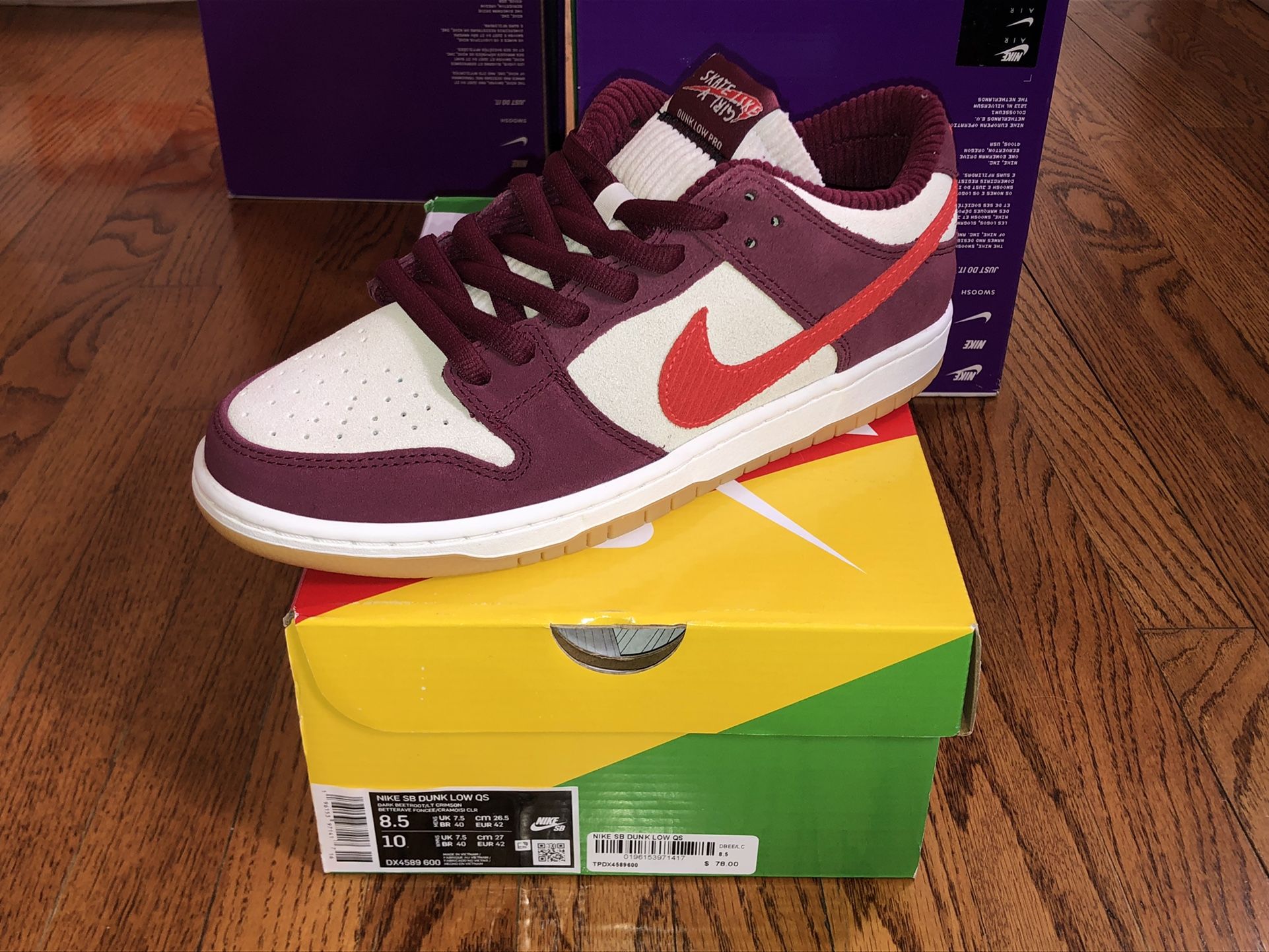 Size 8.5 Nike SB Dunk Low Skate Like A Girl - www.disolcolor.com