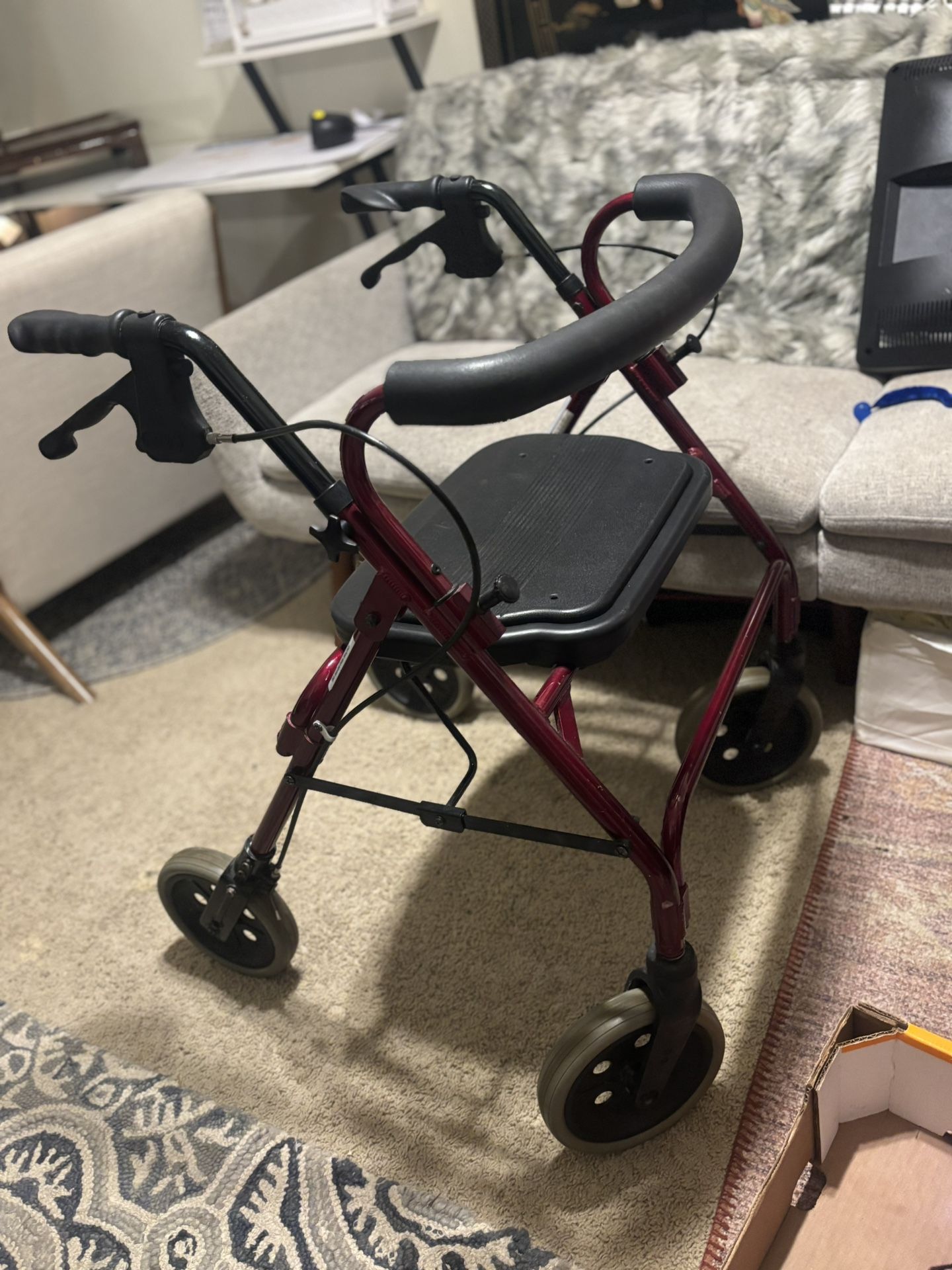 Nova Cruiser Deluxe Walker With Hand Breaks