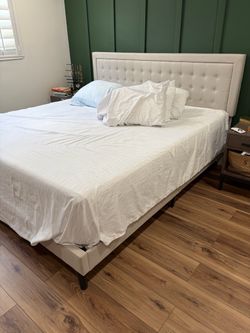 Grey King Headboard / Bedframe