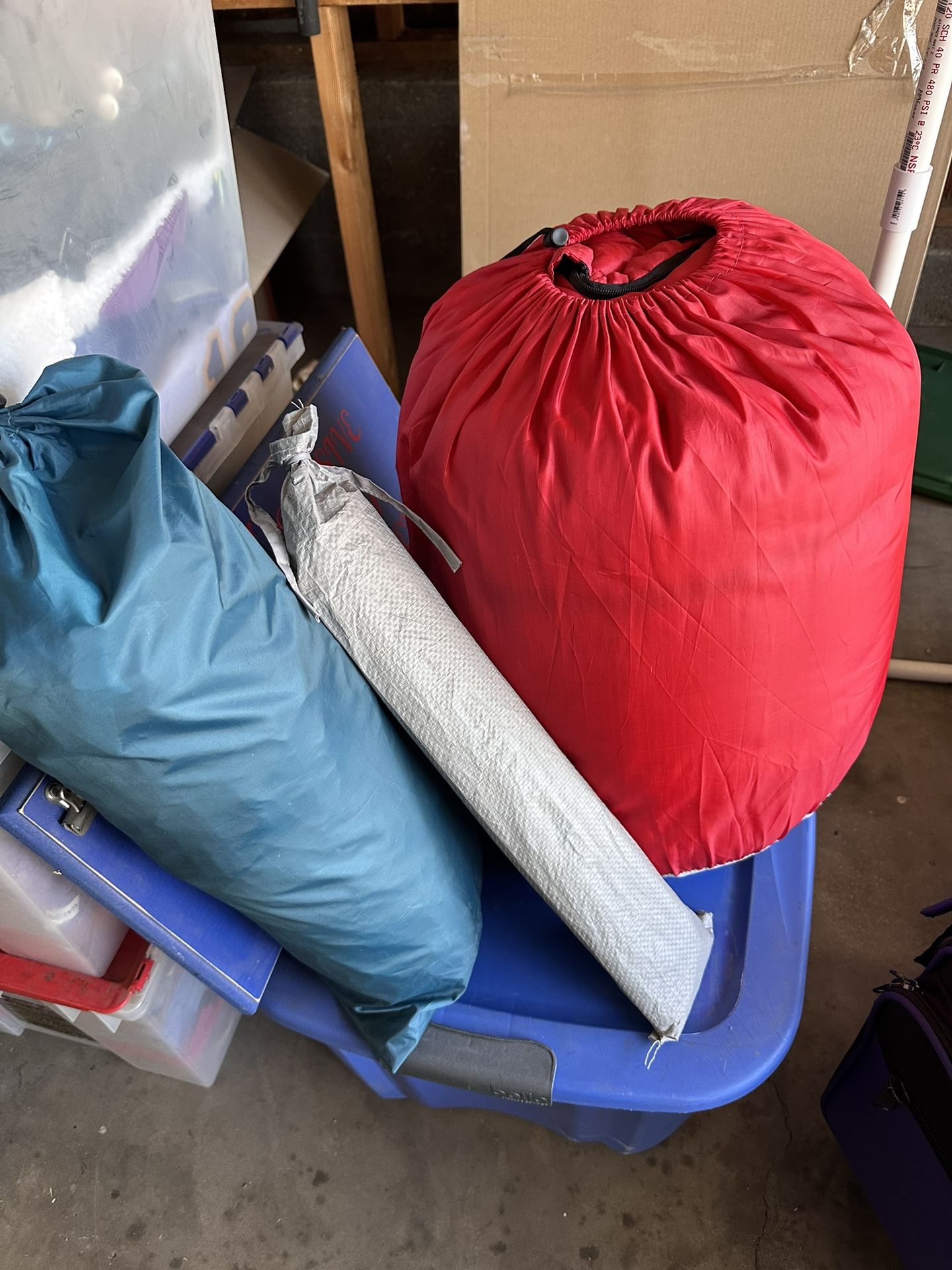 Camping Tent & Sleeping Bag