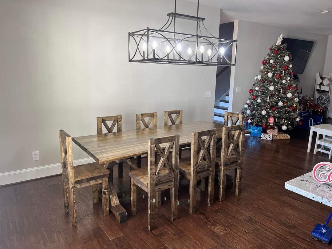 Farmhouse Table Sets On Sale Now! Built To Order. 