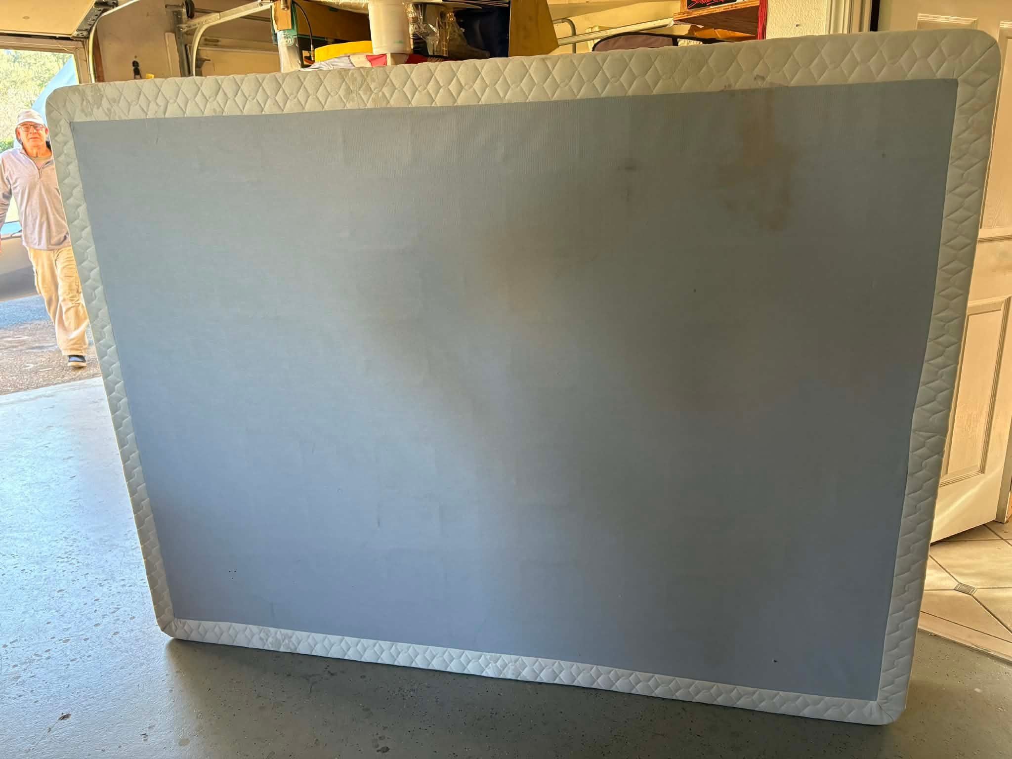 FREE thick queen size box spring. Great condition.