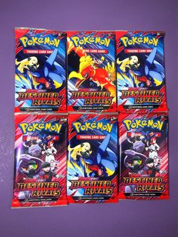 Pokemon 6 Destined Rivals Booster Packs (Read Description)