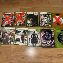 XBOX GAMES - $5/15 - All For $45