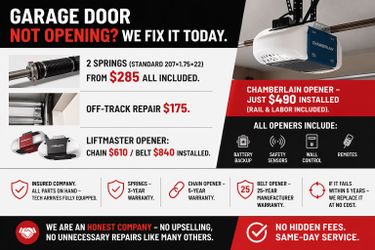 Garage door repair