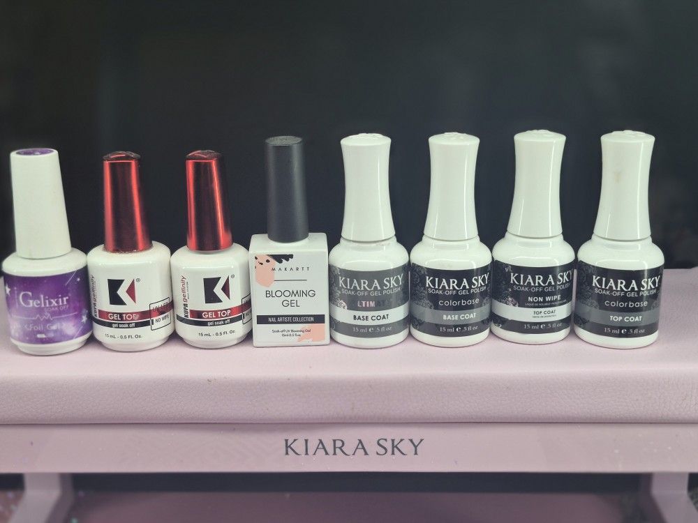 Nail Supplies: Nail Foils w/ Foil Glue & Base coat, Top Coats  $65 OBO π
Make me an Offer  :)