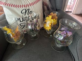 Partylite hurricane candle holders