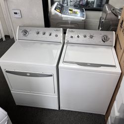 WHIRLPOOL WASHER AND GAS DRYER