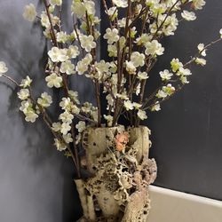 Carved Chinese Soapstone 3 Vessel Vase