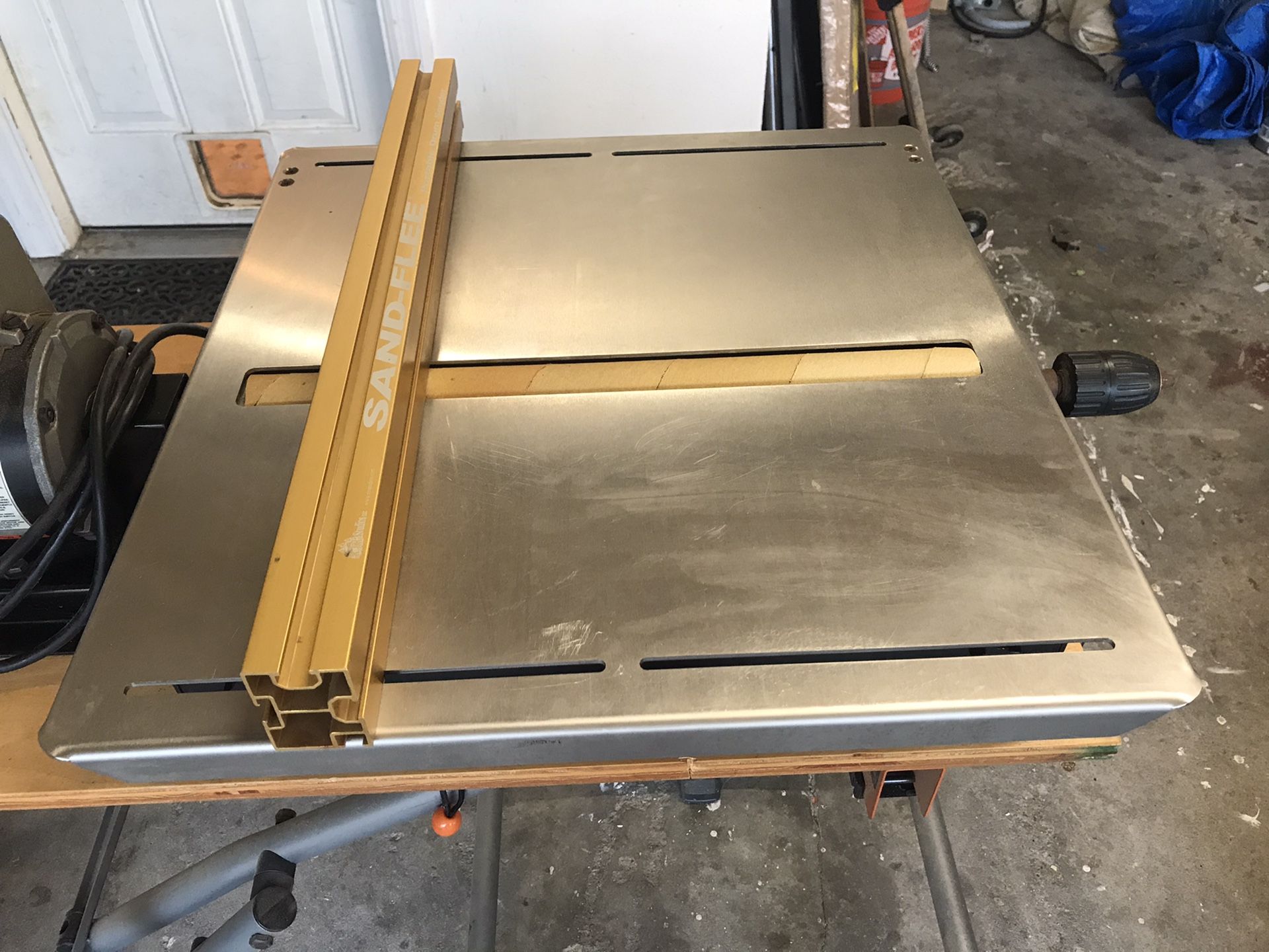 Sand Flee horizontal drum sander MAKE AN OFFER barely used excellent Baldor lots of