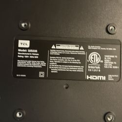 TLC ROKU 32” TV