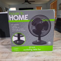 12 in fan NEW