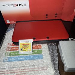 3DS XL (RED) In Box 