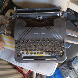 Smith And Corona Typewriter In Working Order Needs A New Ribbon Though Cuz This One's Dried Up