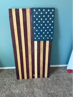 Wooden flags