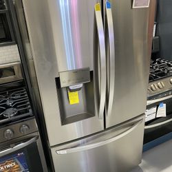 Stainless Steel 28 Cu. Ft. Smart WiFi Enabled French Door Refrigerator 