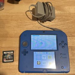 Nintendo 2DS with Charging Cable And 208 in 1 Game Cartridge 