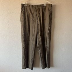 JB Britches Nordstrom, Mens Brown Dress 110s Wool Pockets Pants , Size 38 X 28