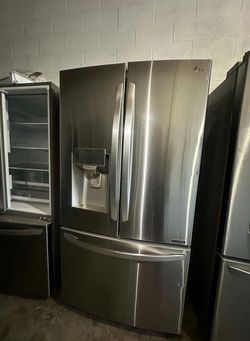 Spacious LG 3-Door Fridge with Water Dispenser