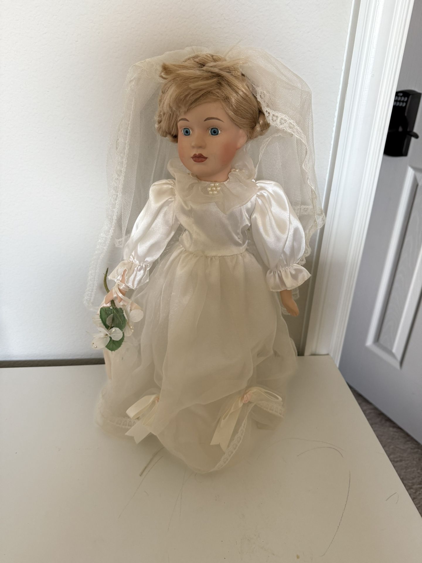 Porcelain Wedding Doll
