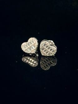 925 silver Moissanite Diamond Earrings