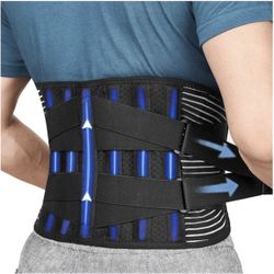 Adjustable Back Lumbar Support Belt Pull Waist