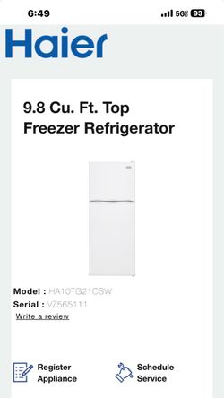 Refrigerator haier
