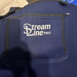 USA-Made StreamLine Pro 5mm Neoprene Stockingfoot Waders XL + Hodgman Felt-Sole Wading Shoes Size 12