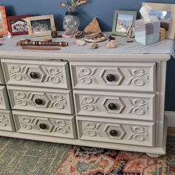 Refinished Gray Dresser
