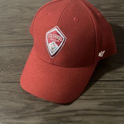 Colorado Rapids 47 Brand Adjustable Strap Hat MLS Red Cap Soccer