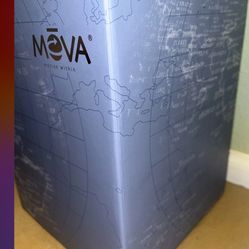 Blue Political Map World 6 Inch MOVA Globe Solar Powered