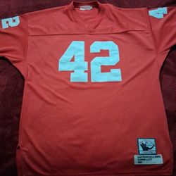 Ronnie Lott Mitchell N Ness San Francisco 49ers Stitched Football Jersey  Size 54