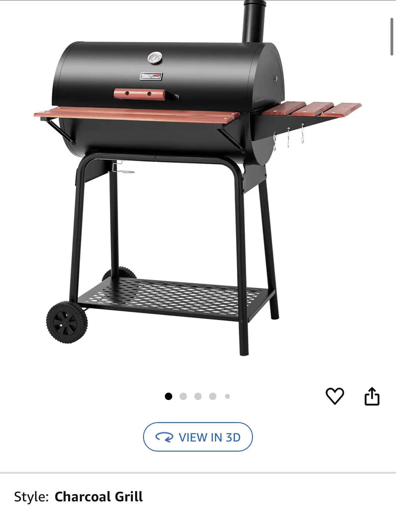  Brand New In Box Barrel & Smoker Grill /w Grill Cover and Utensils