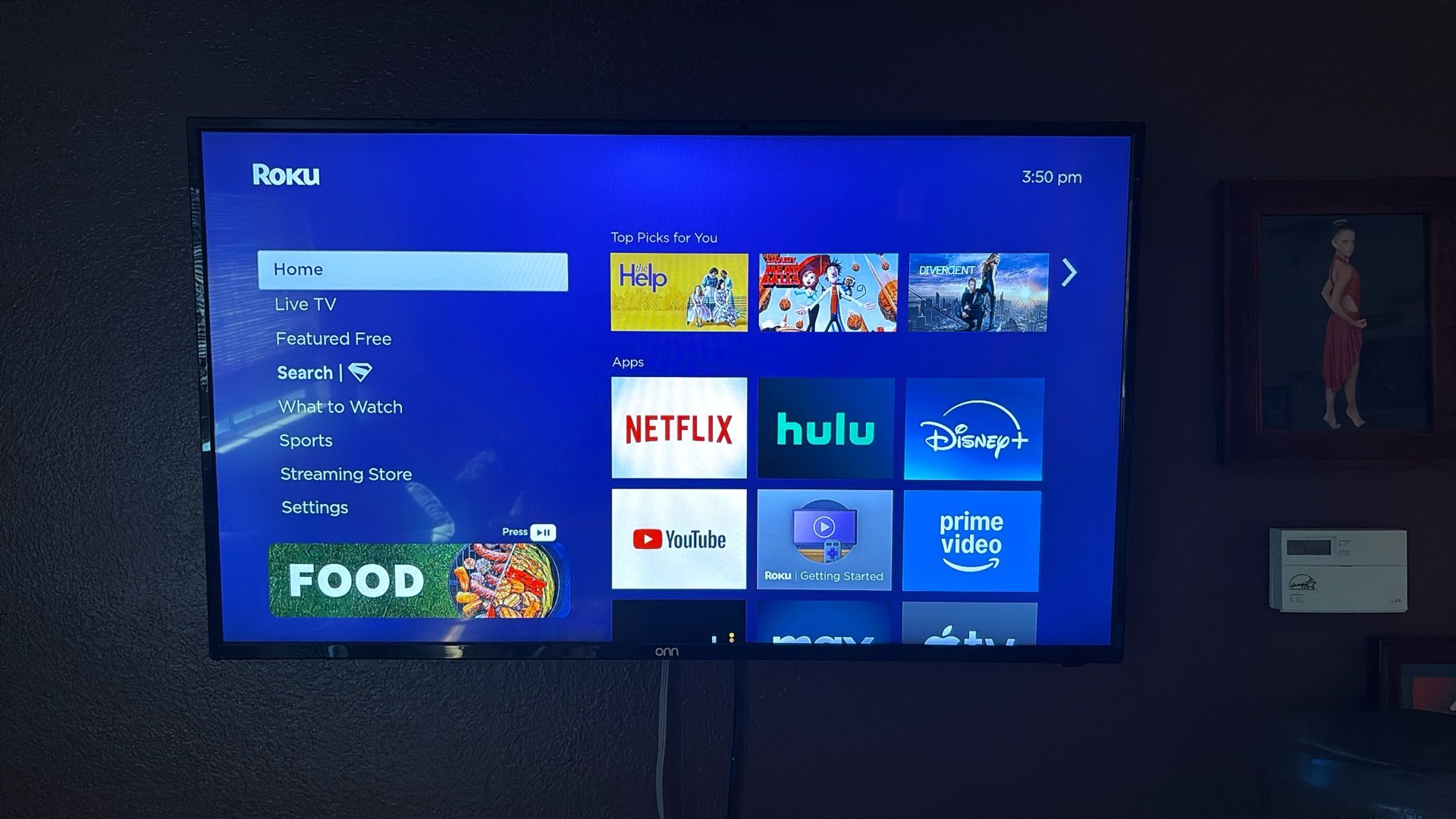 42” Tv With Roku