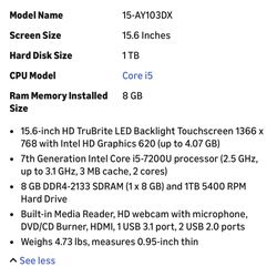 Make Me An Offer: HP Laptop (please read Description)  