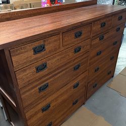 Royal Craftsman, Mission Oak Style Double Dresser