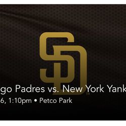San Diego Padres VS Yankees / SUNDAY GAMe