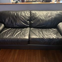 Black Leather Couches