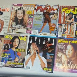 LOT OF 12 EXTREMELY RARE SELENA QUINTANILLA, COLLECTIBLE MAGAZINES 
(Great Condition,some Like New)
  $450
Selling them as is ....
Have been in storag
