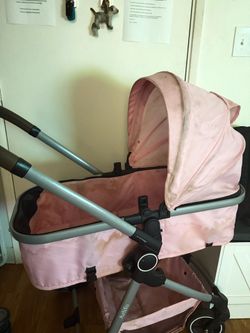 Pink stroller